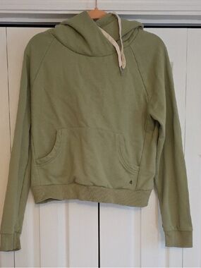 AMPERSAND AVE Olive Hoodie with Drawstrings